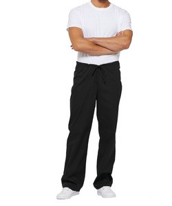 Dickies Medical DKE83006 - Pantalon à cordon de serrage à taille standard unisexe Black