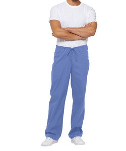 Dickies Medical DKE83006 - Pantalon à cordon de serrage à taille standard unisexe Ciel
