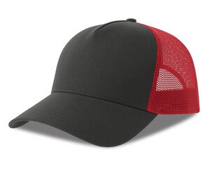 Gris Foncé/Rouge