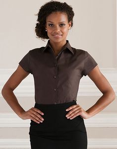 Russell Europe R-947F-0 - Tailored short-sleeve blouse